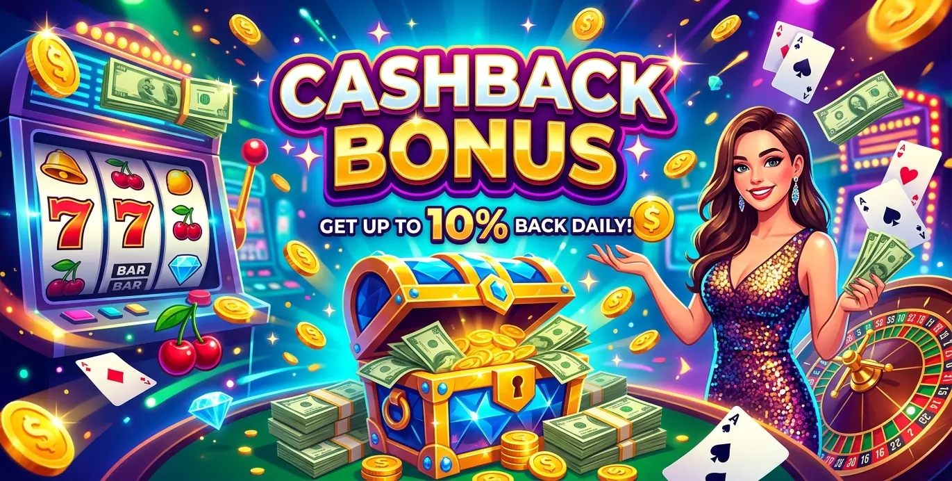 Queenspins casino cashback bonus